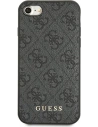 Kup Hülle Guess GUHCI8G4GFGR Apple iPhone SE 2022/2020/8/7 grau/grey Hardcase 4G Metal Gold Logo - GUE1822GRY - {ean13} - Sklep Home Screen