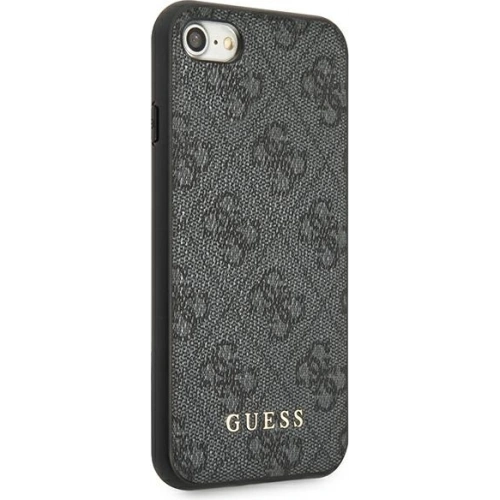Kup Hülle Guess GUHCI8G4GFGR Apple iPhone SE 2022/2020/8/7 grau/grey Hardcase 4G Metal Gold Logo - GUE1822GRY - {ean13} - Sklep Home Screen