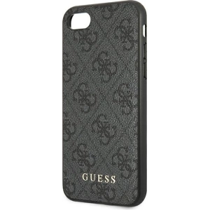 Buy Guess GUHCI8G4GFGR Apple iPhone SE 2022/2020/8/7 grey hard case 4G Metal Gold Logo - GUE1822GRY - {ean13} - Home Screen Store Europe