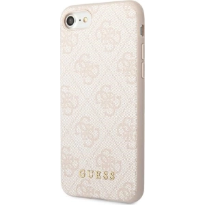 Buy Guess GUHCI8G4GFPI Apple iPhone SE 2022/2020/8/7 pink hard case 4G Metal Gold Logo - GUE1823PNK - {ean13} - Home Screen Store Europe