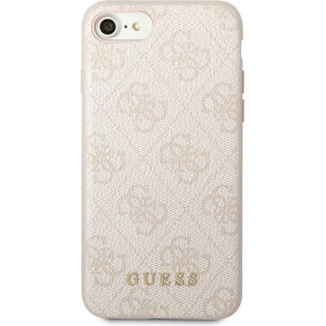 Etui Guess GUHCI8G4GFPI Apple iPhone SE 2022/2020/8/7 różowy/pink hard case 4G Metal Gold Logo