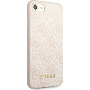 Buy Guess GUHCI8G4GFPI Apple iPhone SE 2022/2020/8/7 pink hard case 4G Metal Gold Logo - GUE1823PNK - {ean13} - Home Screen Store Europe