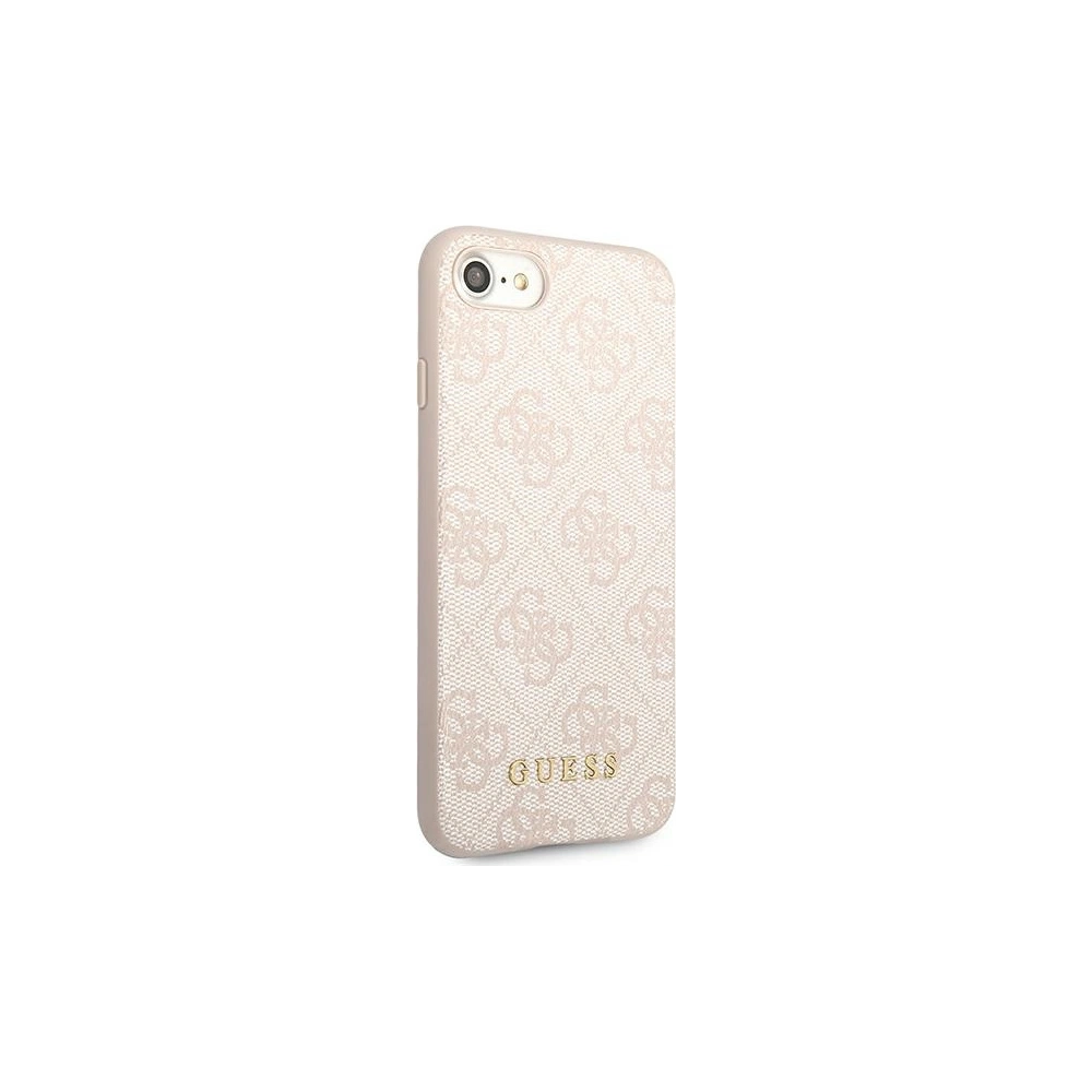 Etui Guess GUHCI8G4GFPI Apple iPhone SE 2022/2020/8/7 różowy/pink hard case 4G Metal Gold Logo