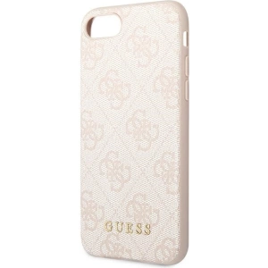 Buy Guess GUHCI8G4GFPI Apple iPhone SE 2022/2020/8/7 pink hard case 4G Metal Gold Logo - GUE1823PNK - {ean13} - Home Screen Store Europe