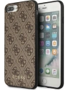 Etui Guess GUHCI8LG4GFBR Apple iPhone 8/7 Plus maro/brown hard case 4G Metal Gold Logo