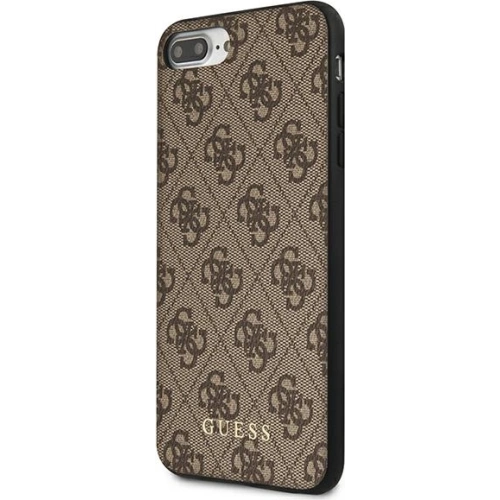 Kup Etui Guess GUHCI8LG4GFBR Apple iPhone 8/7 Plus maro/brown hard case 4G Metal Gold Logo - GUE1824BR - {ean13} - Sklep Home Screen