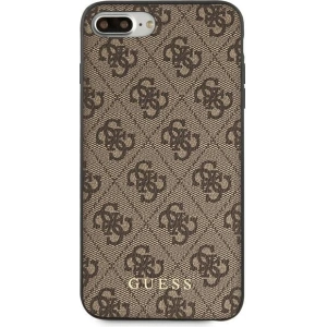 Kup Etui Guess GUHCI8LG4GFBR Apple iPhone 8/7 Plus brązowy/brown hard case 4G Metal Gold Logo - GUE1824BR - {ean13} - Sklep Home Screen