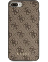 Kup Etui Guess GUHCI8LG4GFBR Apple iPhone 8/7 Plus brązowy/brown hard case 4G Metal Gold Logo - GUE1824BR - {ean13} - Sklep Home Screen