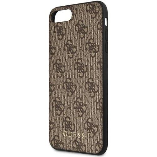 Kup Etui Guess GUHCI8LG4GFBR Apple iPhone 8/7 Plus brązowy/brown hard case 4G Metal Gold Logo - GUE1824BR - {ean13} - Sklep Home Screen