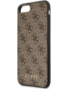 Buy Guess GUHCI8LG4GFBR Apple iPhone 8/7 Plus brown hard case 4G Metal Gold Logo - GUE1824BR - {ean13} - Home Screen Store Europe