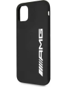Buy Mercedes AMG AMHCN61SGLBGN Apple iPhone 11 black hardcase Silicone Big Logo - MRS048BLK - {ean13} - Home Screen Store Europe