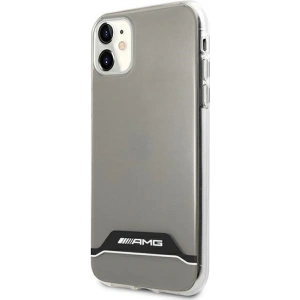 Kup Hülle Mercedes AMG AMHCN61TCBW Apple iPhone 11 durchsichtig/transparente Hartschale Electroplate Schwarz&Weiß - MRS049CL - {ean13} - Sklep Home Screen