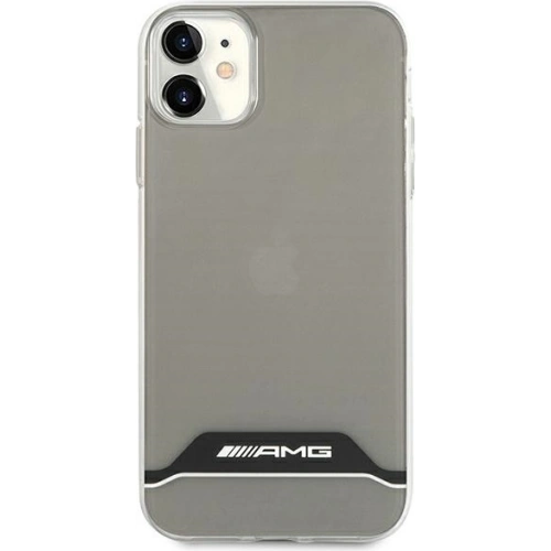 Kup Hülle Mercedes AMG AMHCN61TCBW Apple iPhone 11 durchsichtig/transparente Hartschale Electroplate Schwarz&Weiß - MRS049CL - {ean13} - Sklep Home Screen