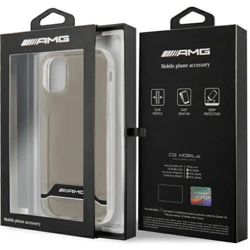 Kup Etui Mercedes AMG AMHCN61TCBW Apple iPhone 11 przezroczysty/transparent hardcase Electroplate Black&White - MRS049CL - {ean13} - Sklep Home Screen