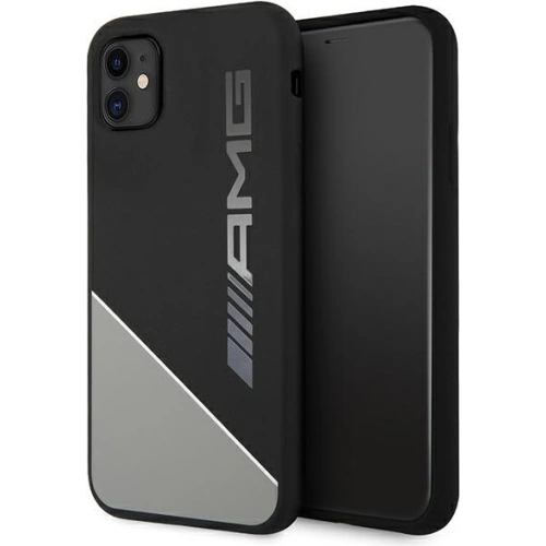 Kup Etui Mercedes AMG AMHCN61WGDBK Apple iPhone 11 gri/grey hardcase Silicon în două tonuri - MRS050GRY - {ean13} - Sklep Home Screen