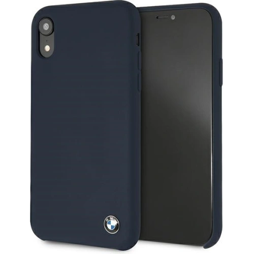 Kup Etui BMW BMHCI61SILNA Apple iPhone XR granatowy/navy hardcase Silicone Signature - BMW292NAV - {ean13} - Sklep Home Screen