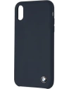 Kup Hülle BMW BMHCI61SILNA Apple iPhone XR dunkelblau/navy Hardcase Silicone Signature - BMW292NAV - {ean13} - Sklep Home Screen