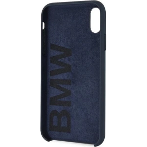 BMW BMHCI61SILNA Apple iPhone XR navy hardcase Silicone Signature