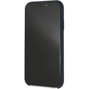BMW BMHCI61SILNA Apple iPhone XR navy hardcase Silicone Signature