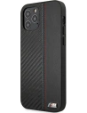 Kup Etui BMW BMHCP12LMOCABK Apple iPhone 12 Pro Max fekete/black hardcase Carbon Tricolor - BMW293BLK - {ean13} - Sklep Home Screen
