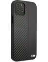 Kup Hülle BMW BMHCP12LMOCABK Apple iPhone 12 Pro Max schwarz/schwarzes Hardcase Carbon Tricolor - BMW293BLK - {ean13} - Sklep Home Screen