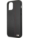 Kup Etui BMW BMHCP12LMOCABK Apple iPhone 12 Pro Max fekete/black hardcase Carbon Tricolor - BMW293BLK - {ean13} - Sklep Home Screen