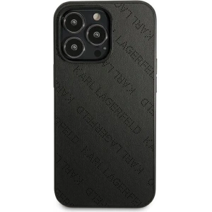 Etui Karl Lagerfeld KLHCP13LPTLK Apple iPhone 13 Pro hardcase czarny/black Perforated Allover