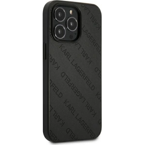 Etui Karl Lagerfeld KLHCP13LPTLK Apple iPhone 13 Pro hardcase czarny/black Perforated Allover