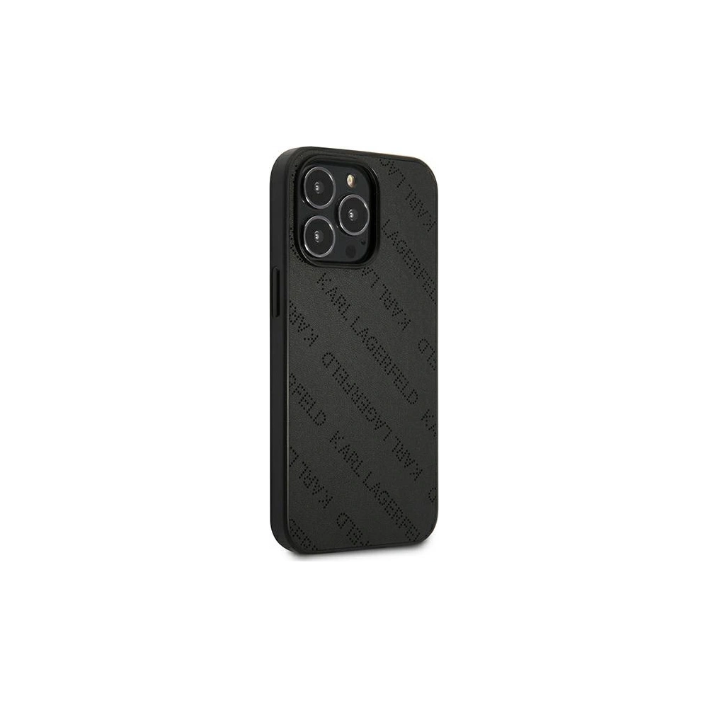 Etui Karl Lagerfeld KLHCP13LPTLK Apple iPhone 13 Pro hardcase czarny/black Perforated Allover