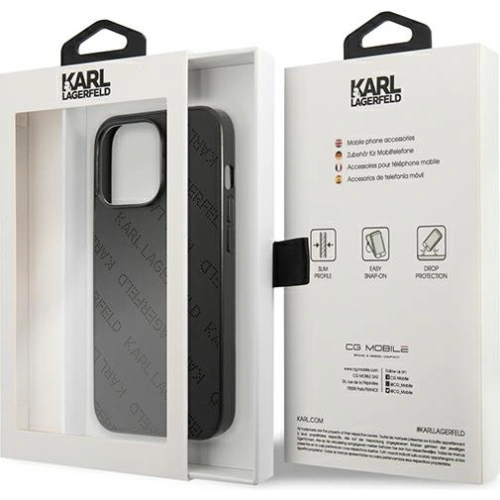 Kup Etui Karl Lagerfeld KLHCP13LPTLK Apple iPhone 13 Pro hardcase czarny/black Perforated Allover - KLD955BLK - {ean13} - Sklep Home Screen