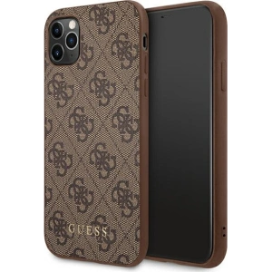Kup Etui Guess GUHCN58G4GFBR Apple iPhone 11 Pro brązowy/brown hard case 4G Metal Gold Logo - GUE1825BR - {ean13} - Sklep Home Screen