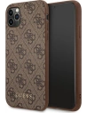 Etui Guess GUHCN58G4GFBR Apple iPhone 11 Pro barna/brown keménytok 4G Fém Arany Logó