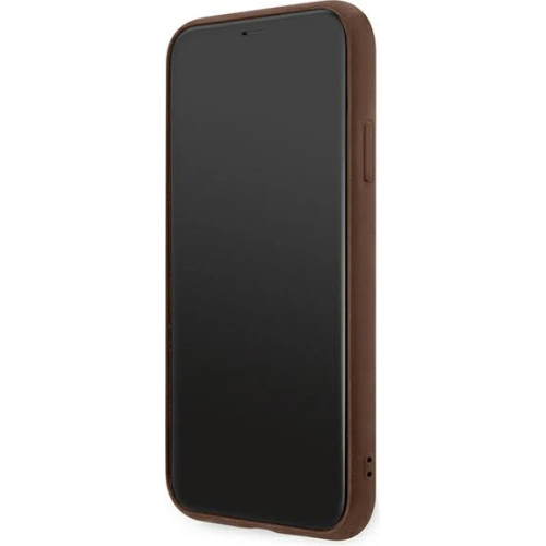 Kup Hülle Guess GUHCN58G4GFBR Apple iPhone 11 Pro braun/braunes Hardcase 4G Metall Gold Logo - GUE1825BR - {ean13} - Sklep Home Screen