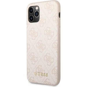 Kup Etui Guess GUHCN58G4GFPI Apple iPhone 11 Pro różowy/pink hard case 4G Metal Gold Logo - GUE1826PNK - {ean13} - Sklep Home Screen