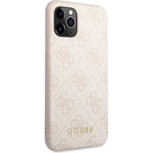 Kup Etui Guess GUHCN58G4GFPI Apple iPhone 11 Pro roz/pink hard case 4G Metal Gold Logo - GUE1826PNK - {ean13} - Sklep Home Screen