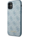 Kup Etui Guess GUHCN61G4GFBL Apple iPhone 11 niebieski/blue hard case 4G Metal Gold Logo - GUE1827BLU - {ean13} - Sklep Home Screen