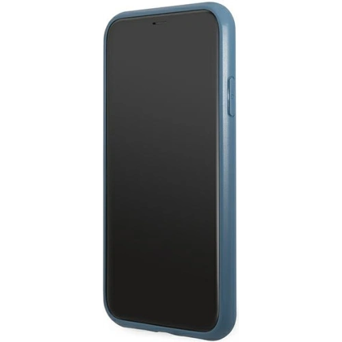 Kup Etui Guess GUHCN61G4GFBL Apple iPhone 11 niebieski/blue hard case 4G Metal Gold Logo - GUE1827BLU - {ean13} - Sklep Home Screen