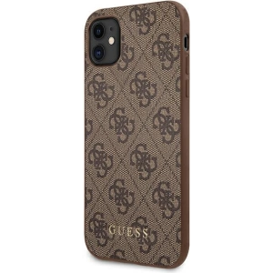 Kup Etui Guess GUHCN61G4GFBR Apple iPhone 11 barna/brown kemény tok 4G Fém Arany Logó - GUE1828BR - {ean13} - Sklep Home Screen