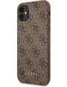 Kup Etui Guess GUHCN61G4GFBR Apple iPhone 11 brązowy/brown hard case 4G Metal Gold Logo - GUE1828BR - {ean13} - Sklep Home Screen