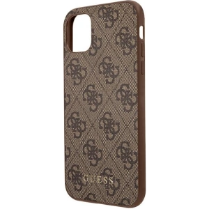 Kup Etui Guess GUHCN61G4GFBR Apple iPhone 11 barna/brown kemény tok 4G Fém Arany Logó - GUE1828BR - {ean13} - Sklep Home Screen