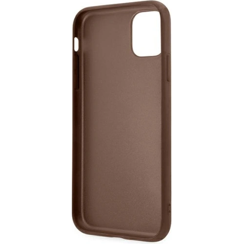 Kup Etui Guess GUHCN61G4GFBR Apple iPhone 11 hnědý/brown hard case 4G Metal Gold Logo - GUE1828BR - {ean13} - Sklep Home Screen