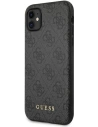 Kup Etui Guess GUHCN61G4GFGR Apple iPhone 11 gri/grey carcasă dură 4G Metal Gold Logo - GUE1829GRY - {ean13} - Sklep Home Screen