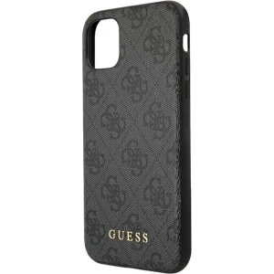 Kup Etui Guess GUHCN61G4GFGR Apple iPhone 11 szürke/grey kemény tok 4G Fém Arany Logó - GUE1829GRY - {ean13} - Sklep Home Screen