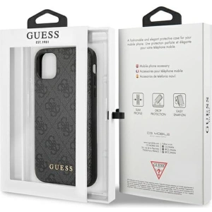 Kup Etui Guess GUHCN61G4GFGR Apple iPhone 11 szürke/grey kemény tok 4G Fém Arany Logó - GUE1829GRY - {ean13} - Sklep Home Screen