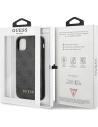 Kup Etui Guess GUHCN61G4GFGR Apple iPhone 11 gri/grey carcasă dură 4G Metal Gold Logo - GUE1829GRY - {ean13} - Sklep Home Screen