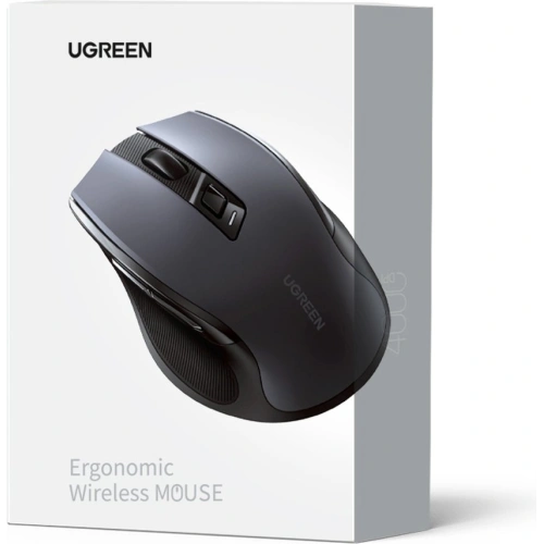 Kup Mysz bezprzewodowa UGREEN MU006 USB 2.4GHz 4000DPI czarny - UGR1323BLK - {ean13} - Sklep Home Screen