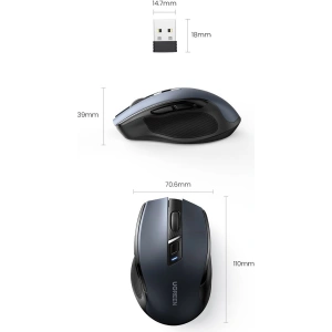 Kup Bezdrátová myš UGREEN MU006 USB 2.4GHz 4000DPI černá - UGR1323BLK - {ean13} - Sklep Home Screen