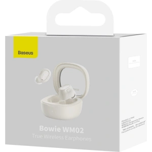 Buy Baseus Bowie WM02 TWS Bluetooth 5.3 wireless headphones white - BSU3380WHT - {ean13} - Home Screen Store Europe
