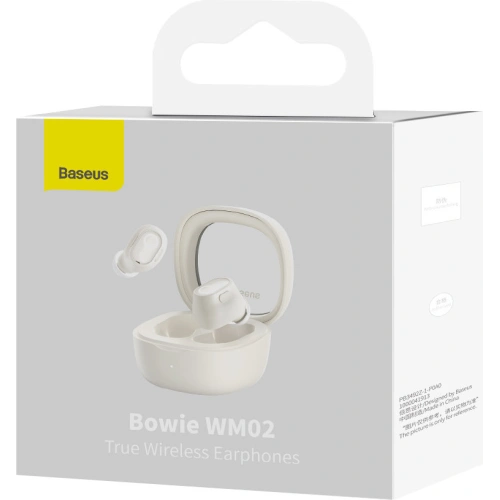 Kup TWS fejhallgató Baseus Bowie WM02 Bluetooth 5.3 fehér - BSU3380WHT - {ean13} - Sklep Home Screen