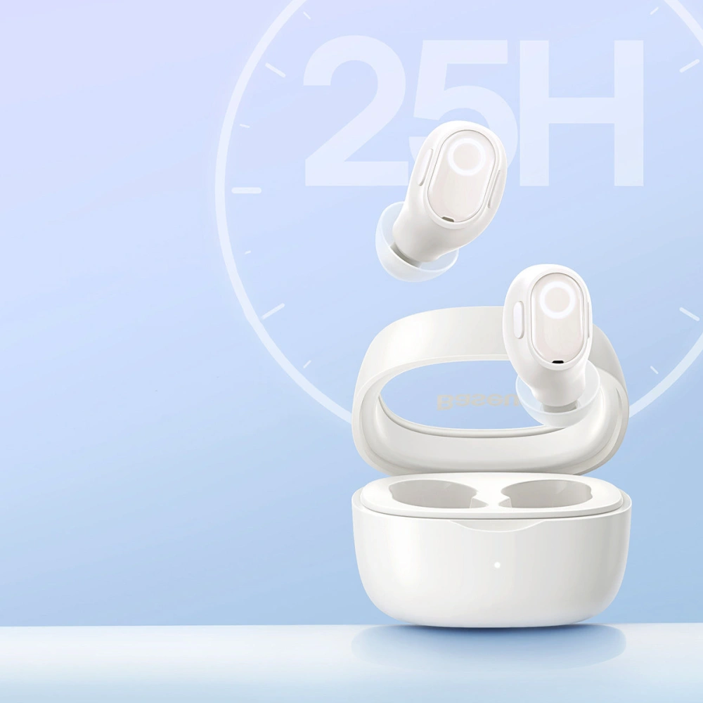 Słuchawki TWS Baseus Bowie WM02 Bluetooth 5.3 biały